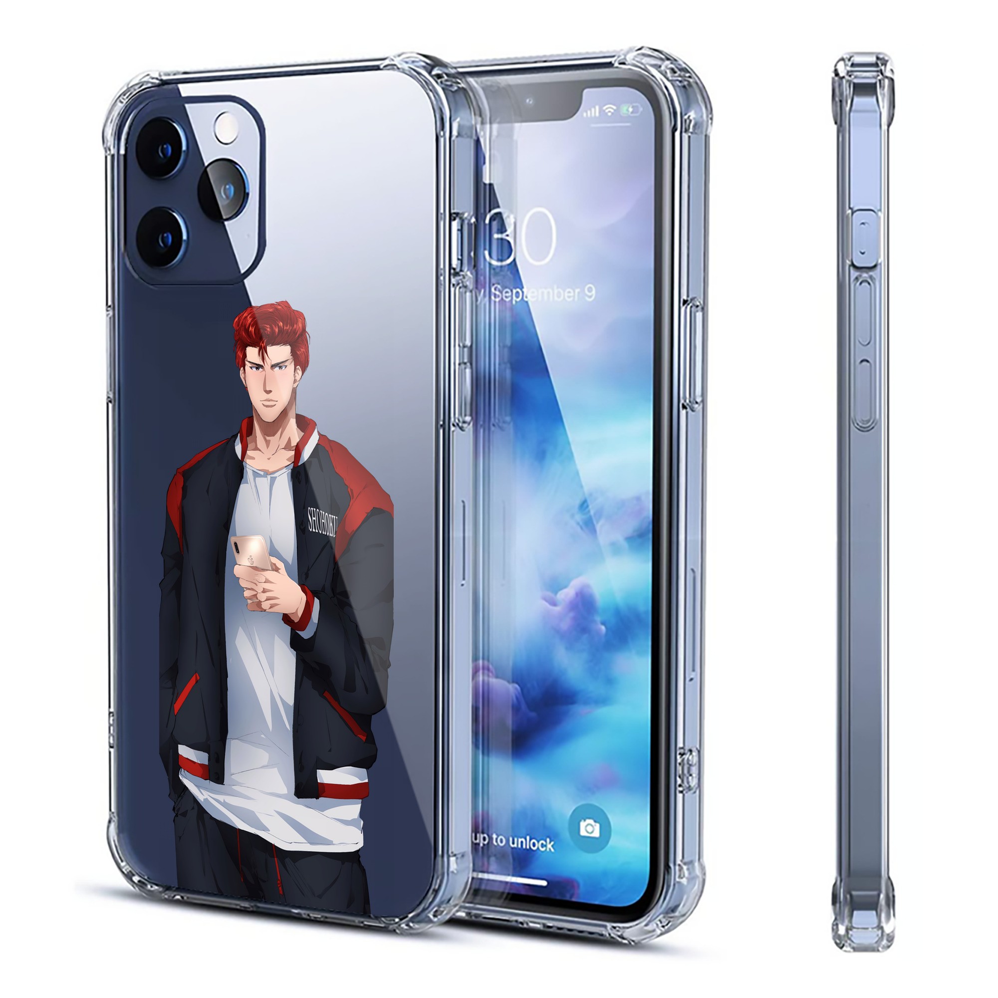 （画像用） SLAM DUNK／スラムダンク 【iPhone 12シリーズ対応】透明スマホケース（クリアソフトケース）